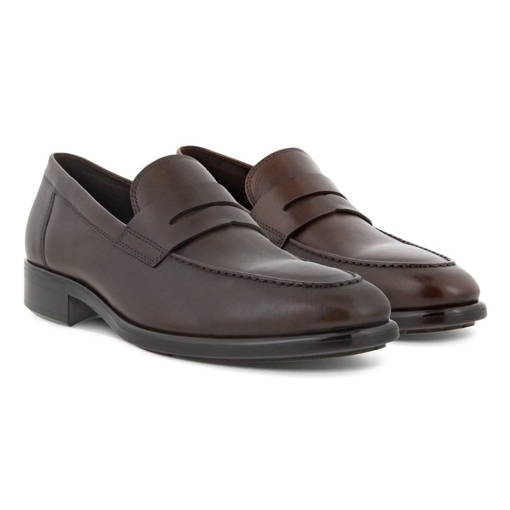 Slip On Hombre - ECCO Citytray - Marrom - HNC928760